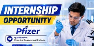 Chemical Engineering Internship at Pfizer | Apply Now