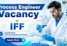 Process Engineer Job at IFF | Chemical Engineering Graduates Apply Now Chemical Engineering Job at IFF | Process Engineer Role