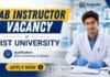 NIST University Recruiting Lab Instructor in Chemistry Department | Apply Now Lab Instructor Job in the Chemistry Department at NIST University, Odisha