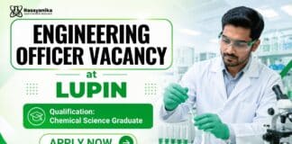 Chemical Engineering Jobs Lupin | Officer Job
