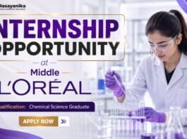 Chemistry Internship at L’Oréal | Apply Now