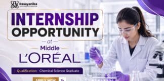L’Oréal Hiring Formulation Intern in Mumbai | Chemistry Internship 2026 Chemistry Internship at L’Oréal | Apply Now