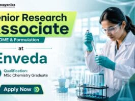 MSc Chemistry Job at Enveda | Research Associate Role, Hyderabad