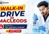Macleods Walk-In Drive Indore Plant | Chemistry Job For QC Job Openings MSc Chemistry Job at Macleods | Walk-In Drive for QC Job Indore