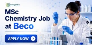 MSc Chemistry Job at Beco | Candidates Apply Now