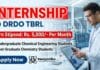 DRDO TBRL announces paid Government Internship opportunity for M.Sc. Chemistry students for 2026.