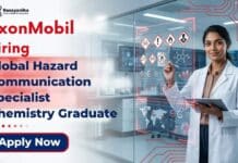 ExxonMobil Careers announces Specialist Jobs opportunity for chemistry and chemical engineering professionals in Bangalore.