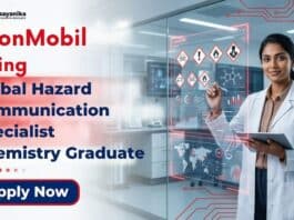 ExxonMobil Careers announces Specialist Jobs opportunity for chemistry and chemical engineering professionals in Bangalore.