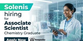 Solenis Careers announces Associate Scientist Jobs for chemistry professionals in Mumbai.