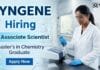 Syngene Hiring Associate Scientists | Organic Chemistry Jobs in Bangalore