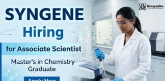 Associate Scientist Jobs at Syngene | Organic Chemistry Candidates | Apply Now Syngene Hiring Associate Scientists | Organic Chemistry Jobs in Bangalore