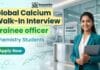 Chemistry Fresher Job at Global Calcium | Attend the Walk-In Interview Chemistry fresher job at Global Calcium Careers for trainee jobs in API Production
