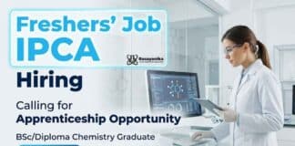 Chemistry Fresher Jobs at Ipca Laboratories | Apprenticeship Opportunity Ipca Laboratories Careers hiring freshers for apprenticeship roles in pharmaceutical production and quality operations.