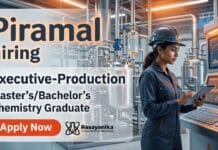 Associate Jobs at Piramal Careers | Chemistry Jobs in Production Piramal Careers hiring chemistry candidates for associate jobs in pharmaceutical production.