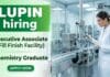 Chemistry Jobs at Lupin Careers | Associate Jobs | Apply Now Lupin Careers hiring chemistry graduates for Associate Jobs in Pune biotech facility.