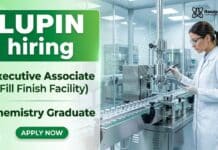 Chemistry Jobs at Lupin Careers | Associate Jobs | Apply Now Lupin Careers hiring chemistry graduates for Associate Jobs in Pune biotech facility.