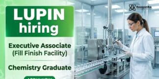 Lupin Careers hiring chemistry graduates for Associate Jobs in Pune biotech facility.