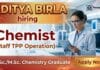 Chemistry Job Opportunity at Aditya Birla career | Chemist Jobs Apply Now Chemistry Job Quality Control Job Assistant Officer industrial water treatment and laboratory operations