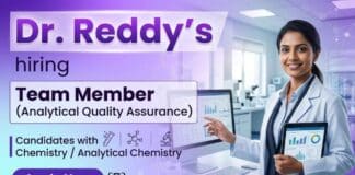 Quality Assurance Jobs at Dr. Reddy’s Careers | Chemistry Jobs Dr. Reddy’s Careers Hiring for Analytical Quality Assurance Chemistry Jobs