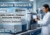 Quality Control Jobs at Rubicon Careers for Chemistry Jobs in pharmaceutical laboratory