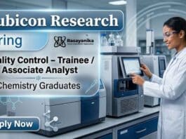 Quality Control Jobs at Rubicon Careers for Chemistry Jobs in pharmaceutical laboratory