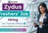 Chemistry Fresher Job at Zydus | | Walk-In Interview for Trainee Officer Jobs Chemistry Fresher Job at Zydus Careers Trainee Officer Jobs for BSc Chemistry candidates in Ankleshwar