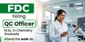Quality Control Jobs at FDC Careers | Chemistry Jobs | Apply Now Quality Control Jobs at FDC Careers for M.Sc Chemistry candidates in pharmaceutical manufacturing