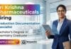 Chemistry Jobs at Sri Krishna Pharmaceuticals | Specialist Jobs Opportunity Chemistry Jobs at Sri Krishna Pharmaceuticals Specialist Jobs in production documentation