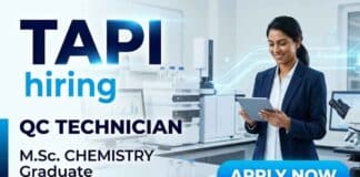Quality Control Jobs at TAPI | M.Sc. Chemistry Jobs | Apply Now Quality Control Jobs at TAPI Careers for M.Sc. Chemistry professionals in pharmaceutical manufacturing