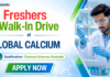 Chemistry Freshers Job at Global Calcium | Production Chemist Walk-In Drive 2026 Chemistry Freshers Job at Global Calcium | Walk-In Drive