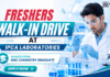 MSc Chemistry Freshers Job at Ipca Laboratories | Walk-In Drive 2026 Ipca Laboratories Walk-In Drive | Production Jobs MSc Chemistry Freshers Job