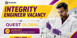 Chemical Engineering Job at Quest Global | Integrity Engineer – Pipeline Quest Global Hiring Chemical Engineering Graduates | Integrity Engineer – Pipeline