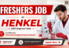 Freshers Chemical Engineering Job at Henkel | GDP Engineer Role