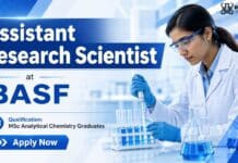 Research Scientist Jobs at BASF | MSc Analytical Chemistry