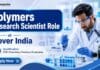 Polymers Scientist Jobs at Dover India for Chemistry Freshers