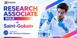 Chemistry Research Job at Saint Gobain | Apply Now Research Associate Job at Saint Gobain | MSc Chemistry Jobs