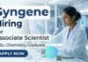 Associate Scientist Jobs at Syngene | M.Sc Chemistry Jobs | Apply Now Syngene Careers announces Associate Scientist Jobs for candidates seeking M.Sc Chemistry Jobs in analytical research and development.