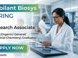 Research Associate Jobs at Jubilant Biosys Careers Chemistry Jobs in organic synthesis and drug discovery pharmaceutical research Bengaluru