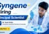 Principal Scientist Jobs at Syngene | Analytical Chemistry Job Opportunity Principal Scientist Jobs Syngene Careers Analytical Chemistry Jobs Bangalore Recruitment