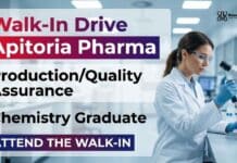 Exclusive Freshers Walk-In Drive at Aurobindo Pharma | Chemistry Job Chemistry Freshers Job Aurobindo Pharma Walk In Drive Hyderabad Production Quality Control Recruitment