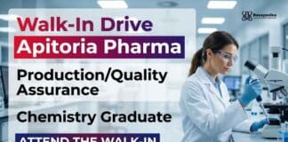 Exclusive Freshers Walk-In Drive at Aurobindo Pharma | Chemistry Job Chemistry Freshers Job Aurobindo Pharma Walk In Drive Hyderabad Production Quality Control Recruitment
