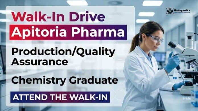 Chemistry Freshers Job Aurobindo Pharma Walk In Drive Hyderabad Production Quality Control Recruitment Chemistry Freshers Job Aurobindo Pharma Walk In Drive Hyderabad Production Quality Control Recruitment