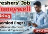 Chemistry Freshers Job at Honeywell Careers for Chemical Engineer Jobs entry-level role in Gurugram engineering sector