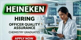 Quality Assurance Jobs at Heineken | Chemistry Candidates Apply Now Quality Assurance Jobs at Heineken Careers for Chemistry Jobs in supply chain quality officer role in Bangalore manufacturing unit