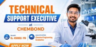 Chemical Engineering Job at Chembond | Technical Support Executive 