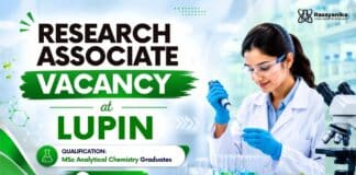 Research Associate Job at Lupin | MSc Chemistry Jobs
