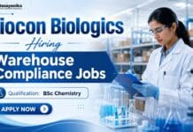 Biocon Careers: Warehouse Compliance Jobs in Bangalore