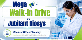 Chemist Officer at Jubilant Biosys | Apply Now