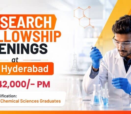 IIT Hyderabad JRF Recruitment | Govt Research Fellowship