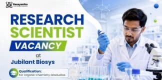 Scientist Job at Jubilant | Organic Chemistry Job